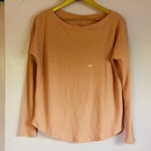 NWT Aero Seriously Soft Perfect Waffle Tee Sz S Pink